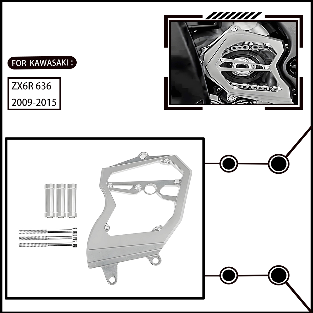 Motorcycle Gear Essentials - Geschikt voor Kawasaki ZX-6R 636 09-15