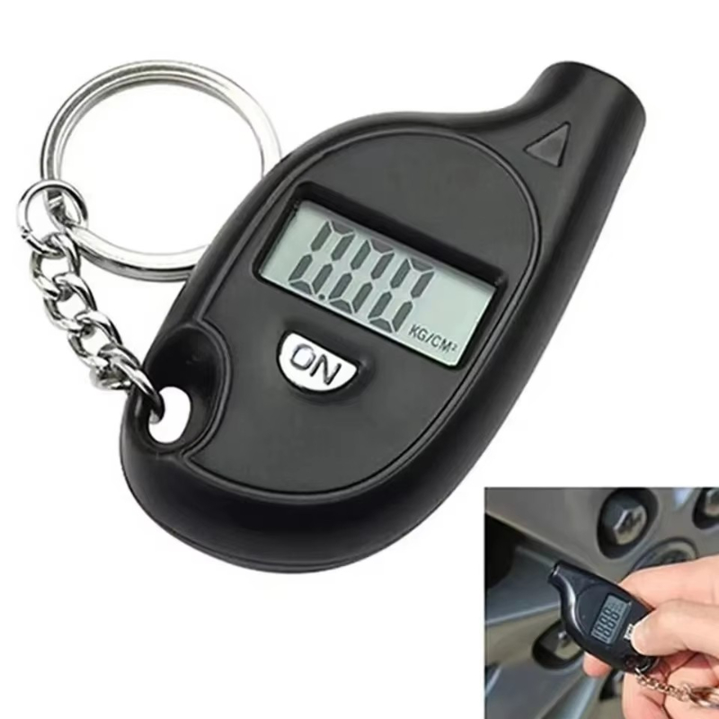 Tyre Pressure Gauge - 1-4 stuks Mini Sleutelhangermodel Draagbare Bandenmeter