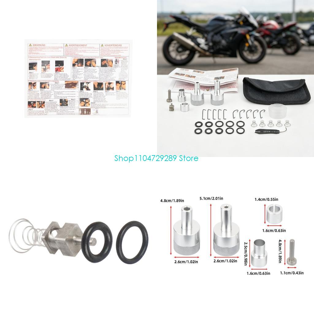 Motorcycle Gear Essentials - D8KE Onderhoudsset voor effectieve brandstofcomponenten voor