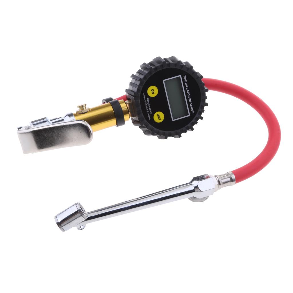 Tyre Pressure Gauge - Digitale bandenpomp met LCD-display en precisie-drukmeter