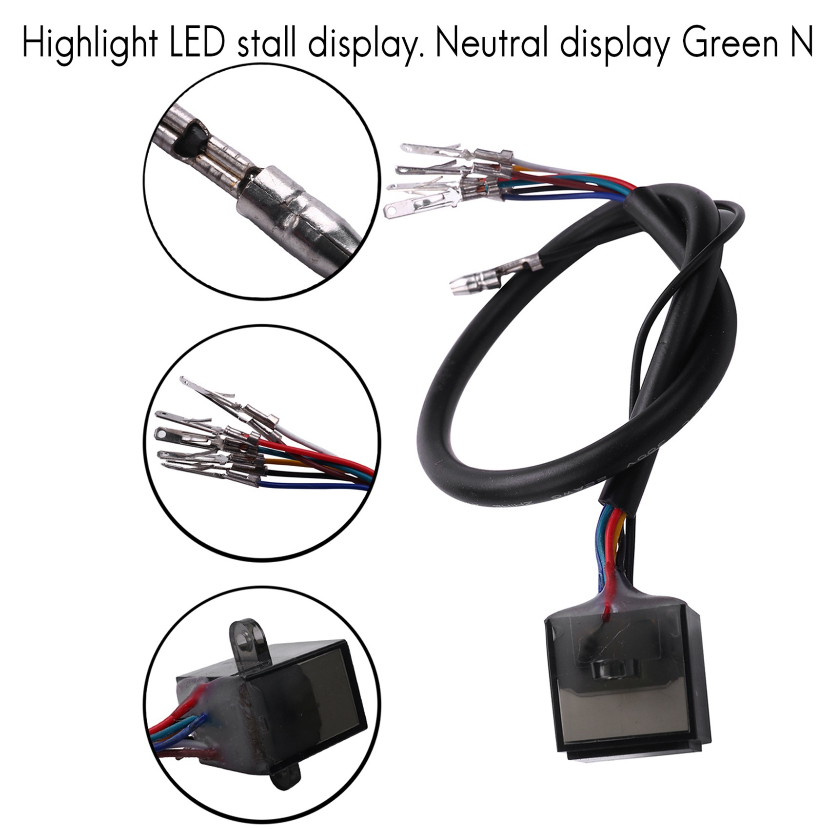 Motorcycle Gear Indicator - 2X Groene LED Universele N-6 Digitale