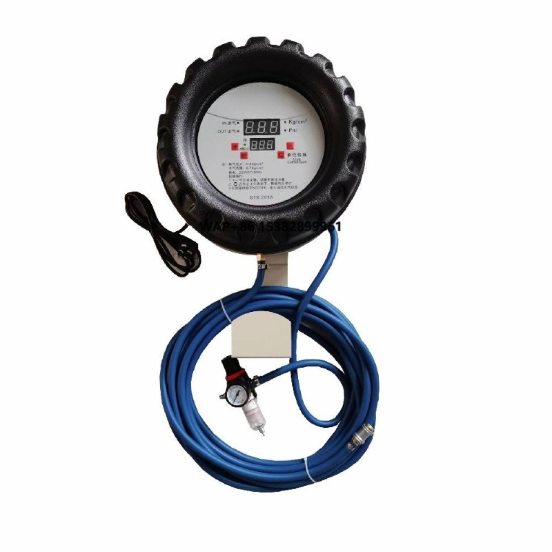 Tyre Pressure Gauge - Automatische Metalen Bandenpomp Dubbele Cilinder 12V