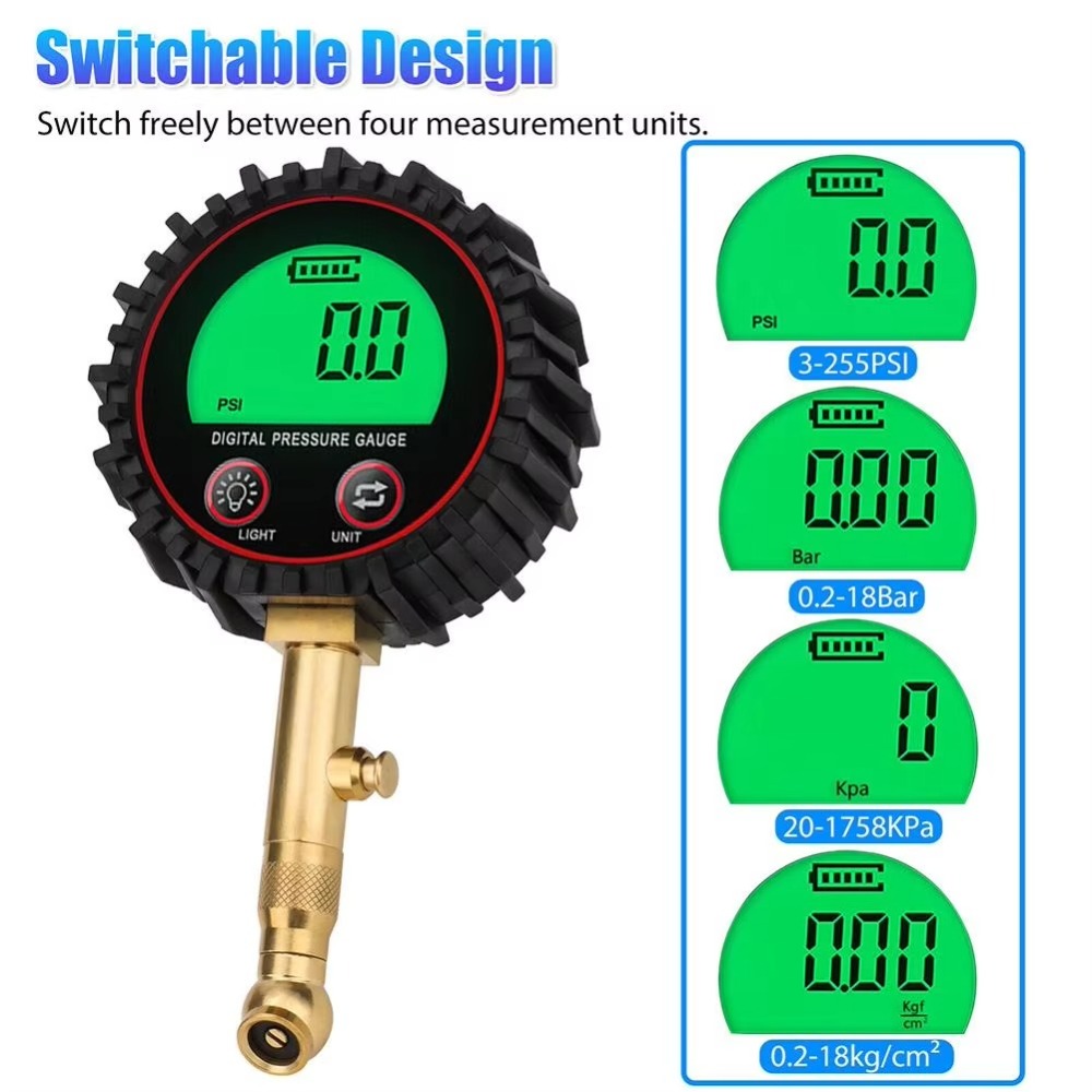 3-255PSI Digitale Bandenspanni - Tyre Pressure Gauge recensie en prijs