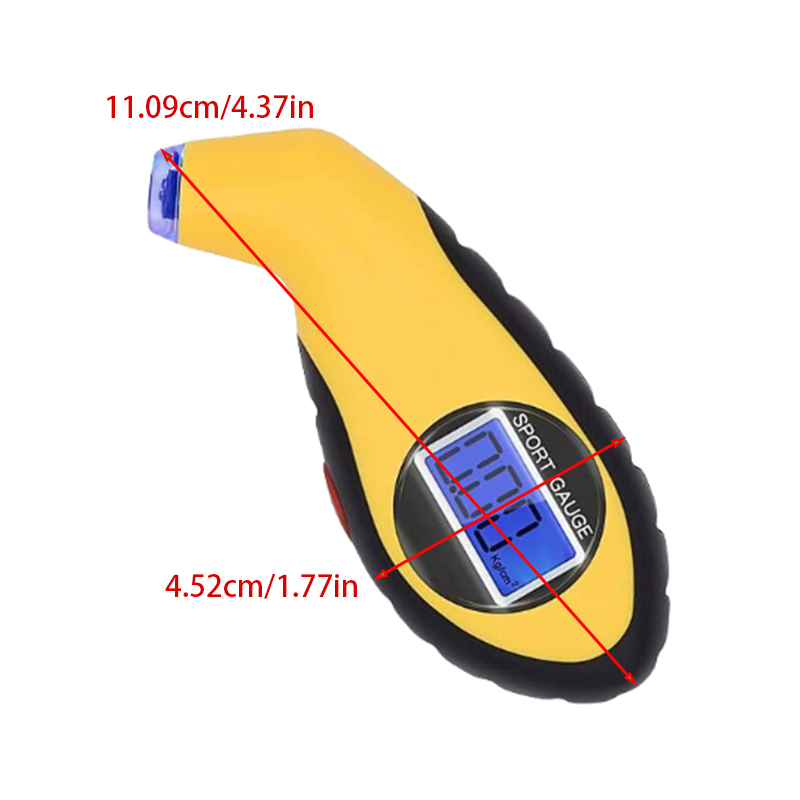 Digitale bandenspanningsmeter  - Tyre Pressure Gauge recensie en prijs