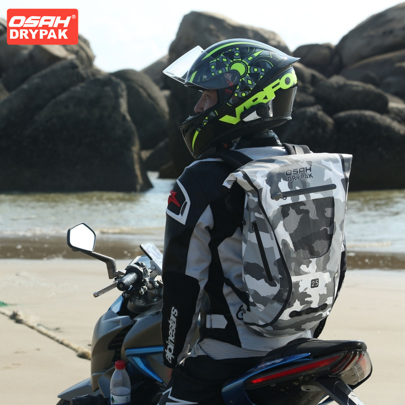 OSAH grijze motortas 25L grote - Motorcycle Gear Travel Bag recensie en prijs