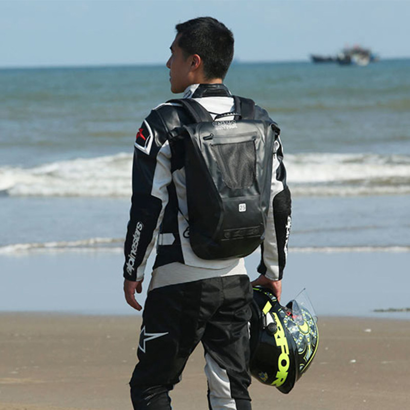 OSAH zwarte motortas 25L grote - Motorcycle Gear Travel Bag recensie en prijs