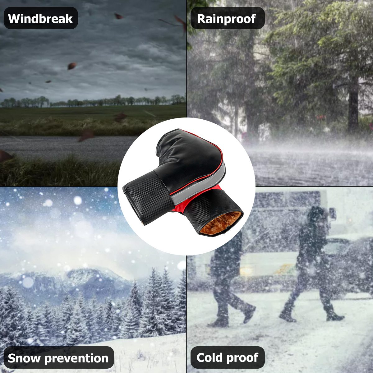 1 Paar Motorfiets Stuurkappen  - Motorcycle Gear For Winter recensie en prijs