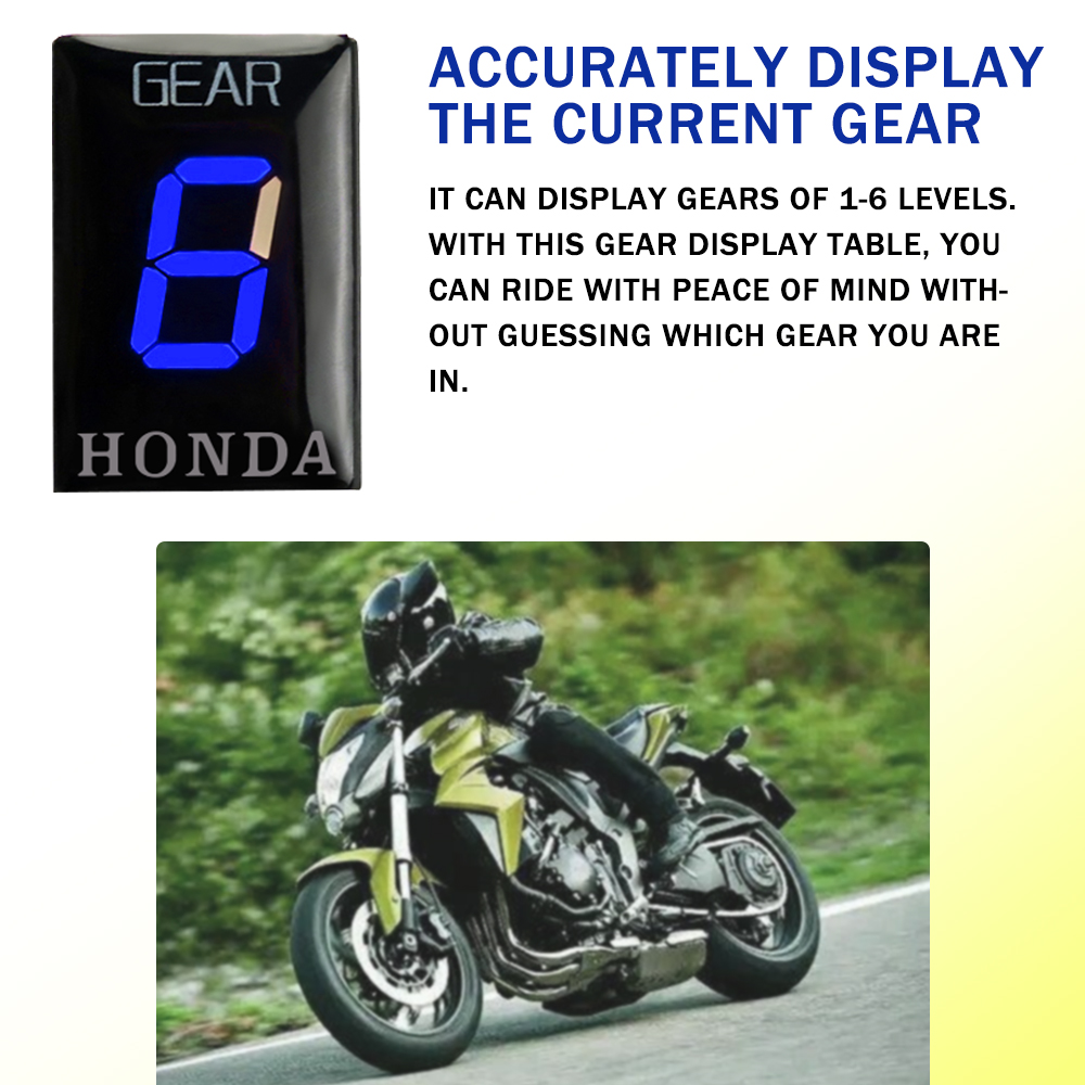 Voor HONDA CBR600F CBR1000R CB - Motorcycle Gear Indicator recensie en prijs