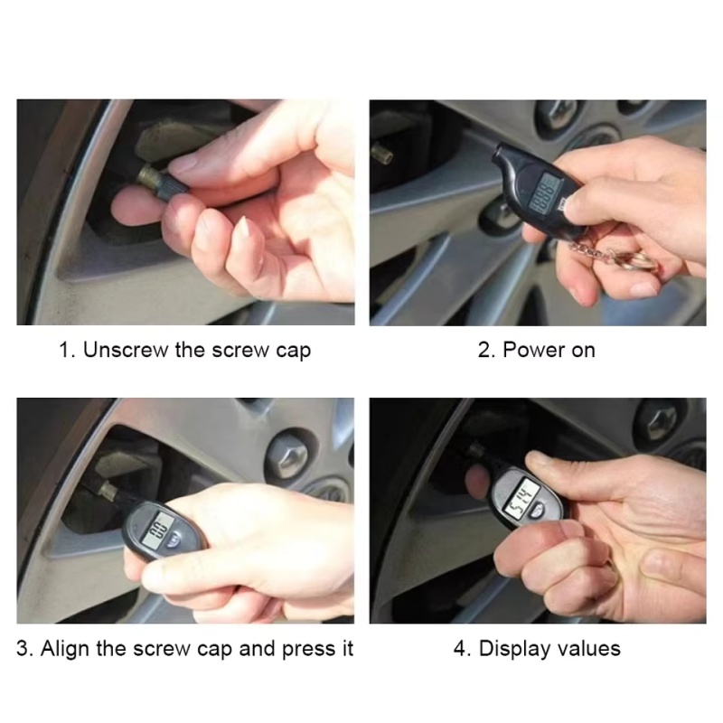 Bandenspanningsmeter Digitaal  - Tyre Pressure Gauge recensie en prijs