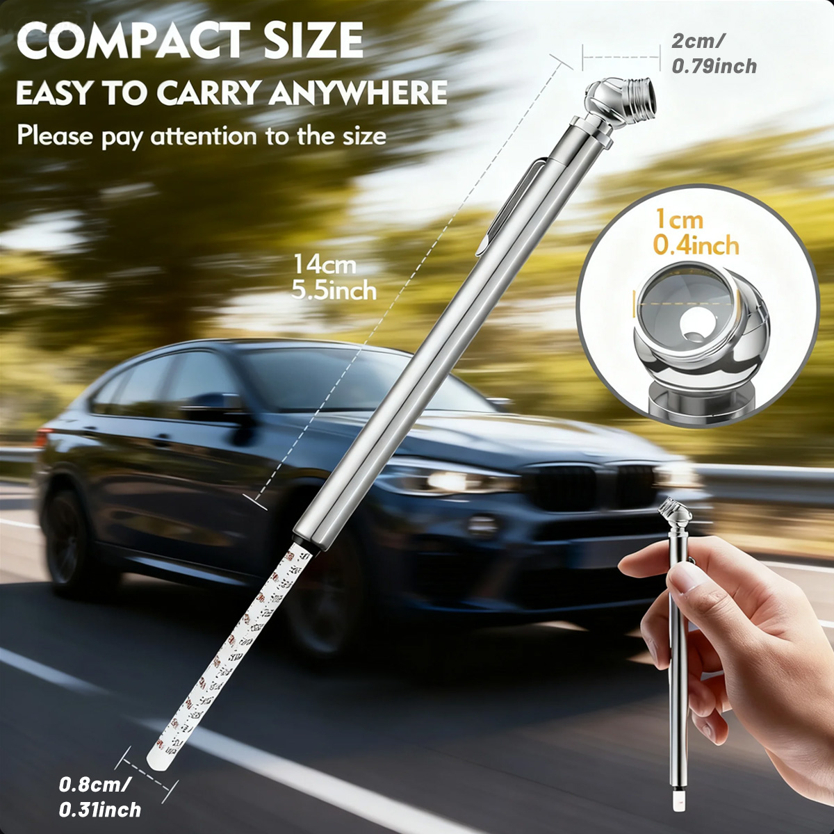 Pencil bandenspanningsmeter –  - Tyre Pressure Gauge recensie en prijs