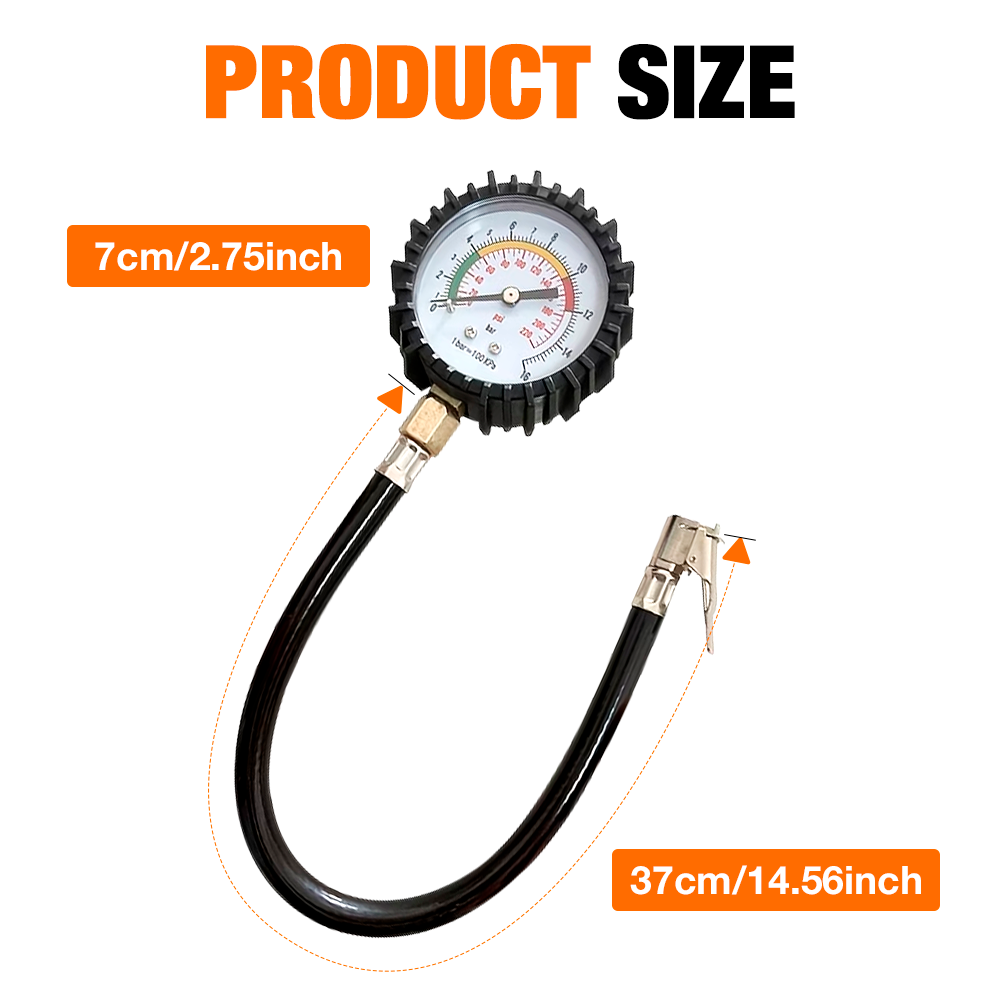 220 PSI bandenspanningsmeter v - Tyre Pressure Gauge recensie en prijs