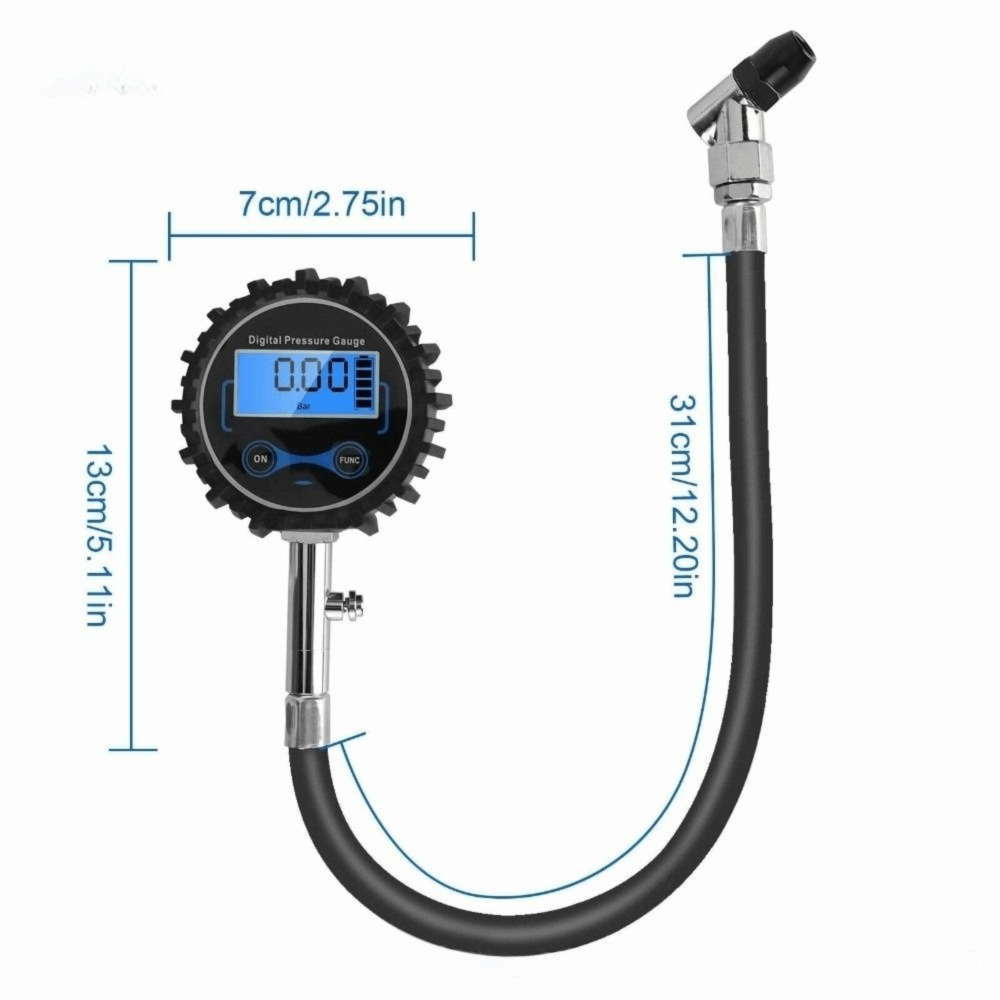 200PSI Bandenmanometer LCD Dig - Tyre Pressure Gauge recensie en prijs